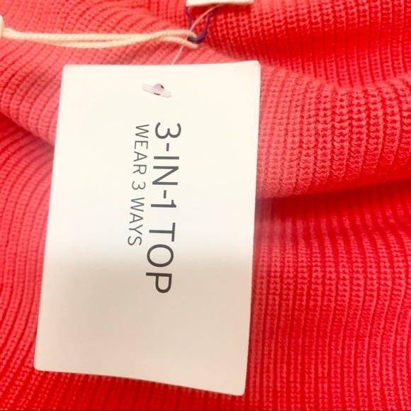 Caslon 3 in 1 top sweater pink salmon xxl - Picture 5 of 8